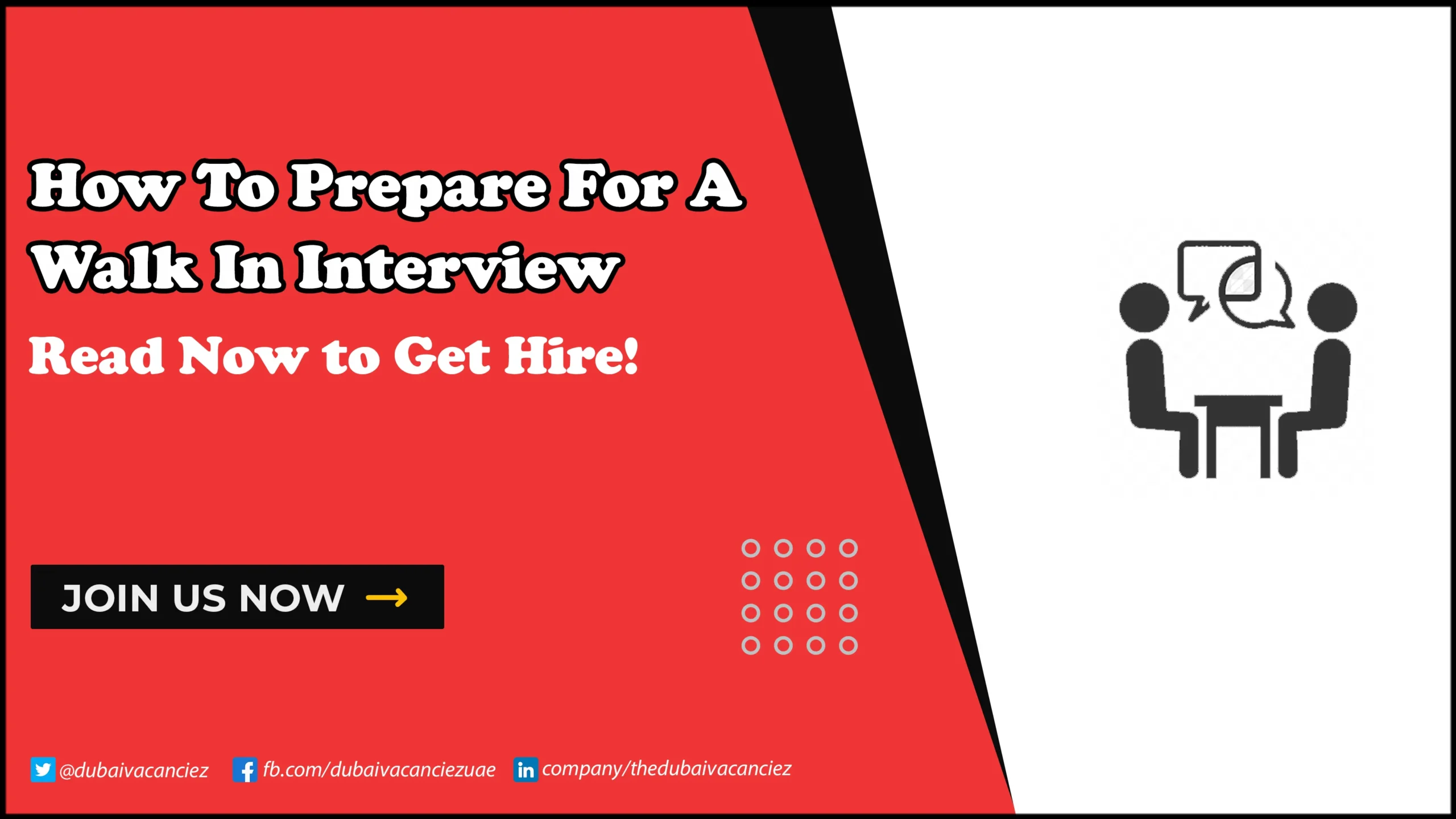 How to Prepare for a Walk-in Interview