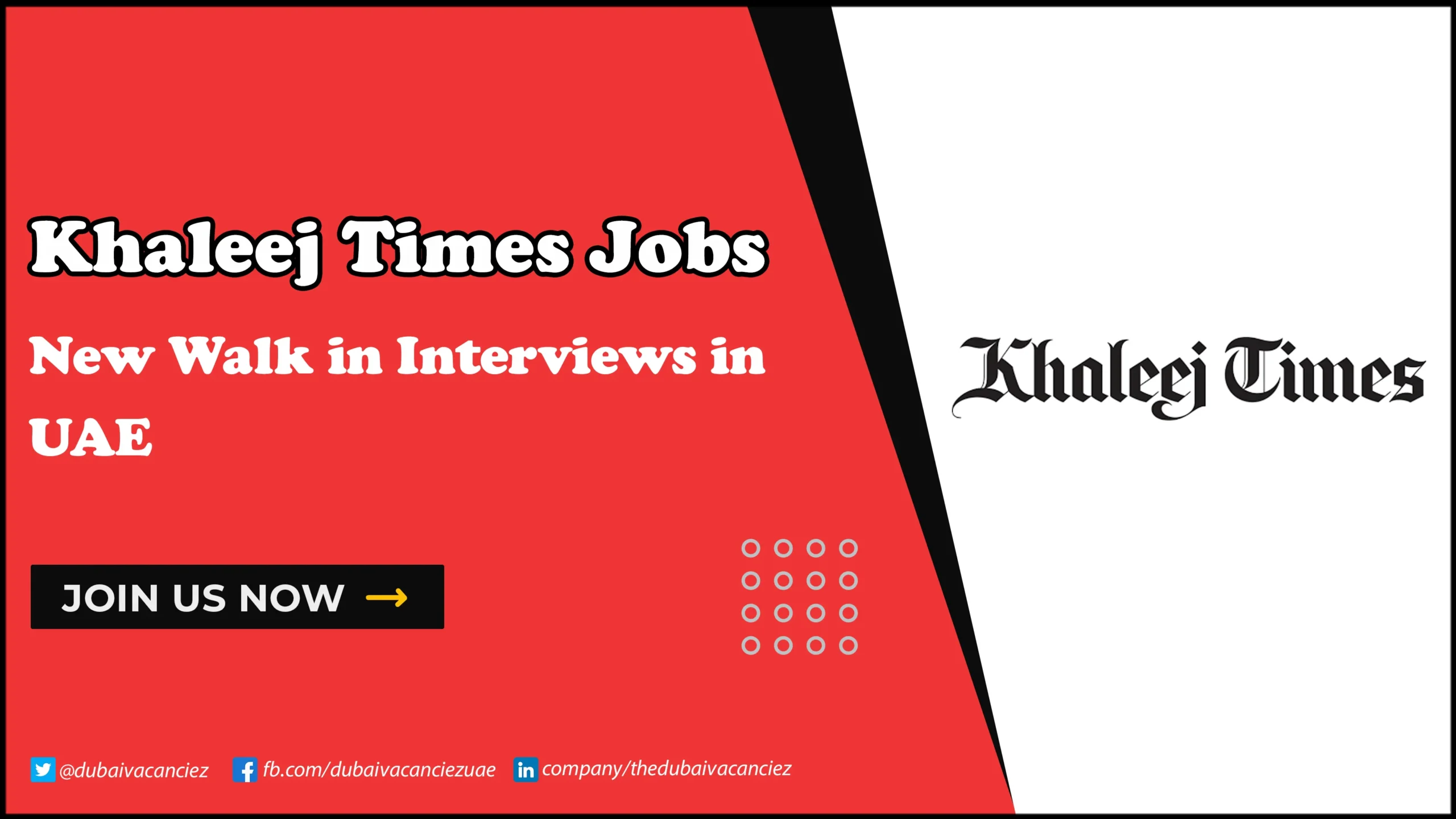 Khaleej Times Jobs