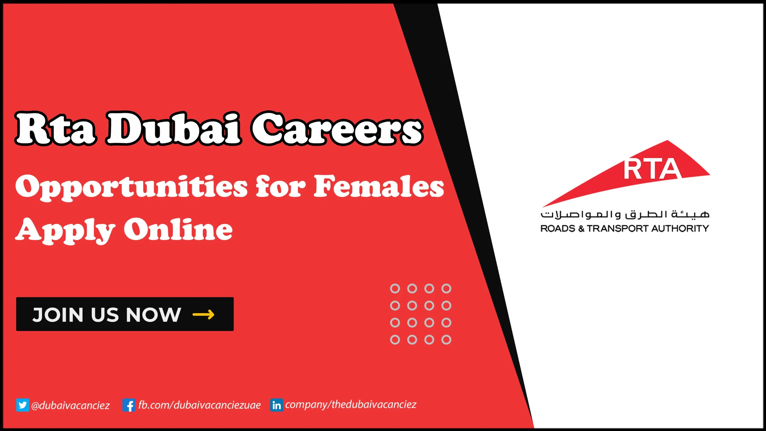 RTA Dubai Careers