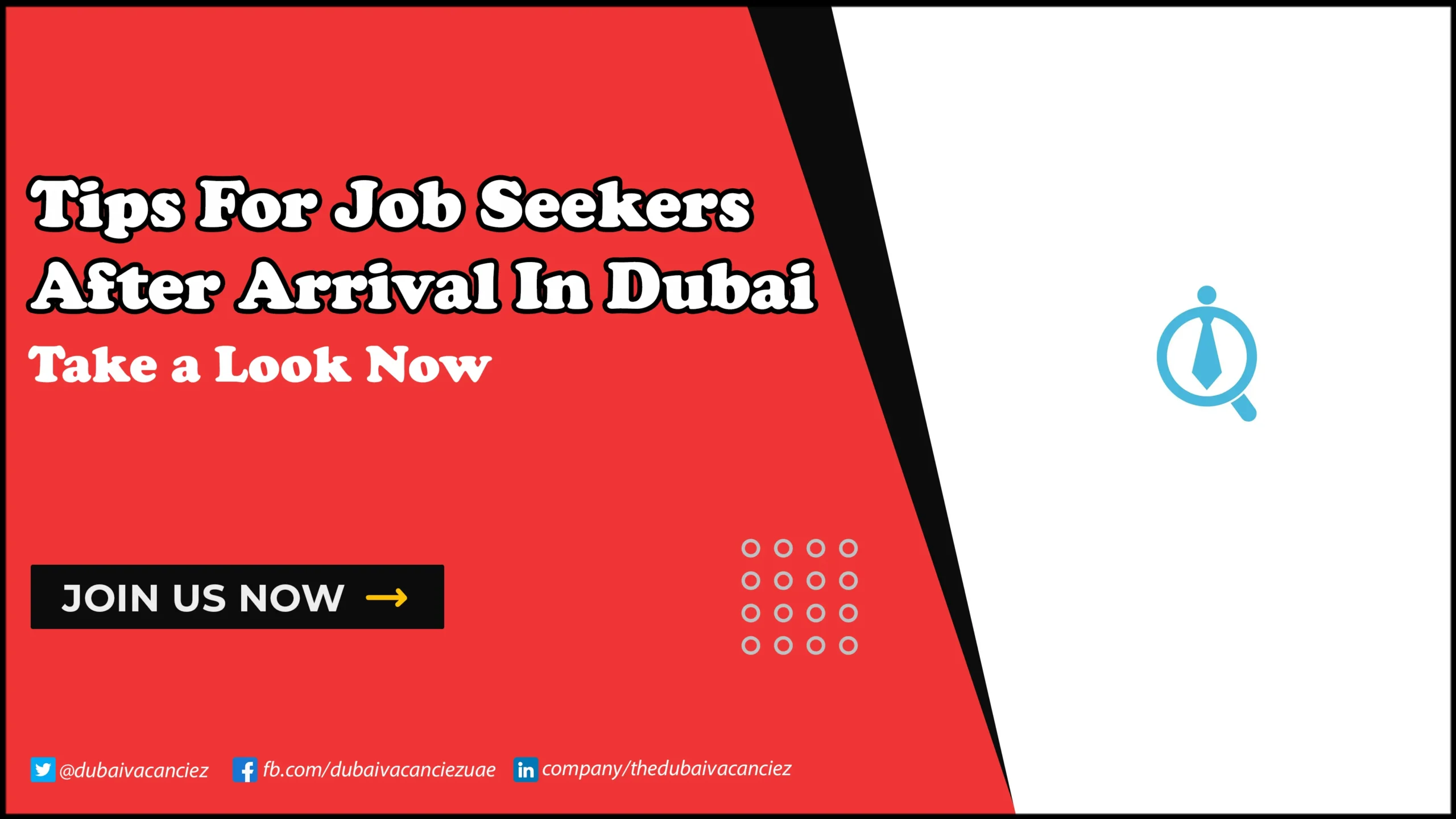Tips For Job Seekers After Arrival In Dubai