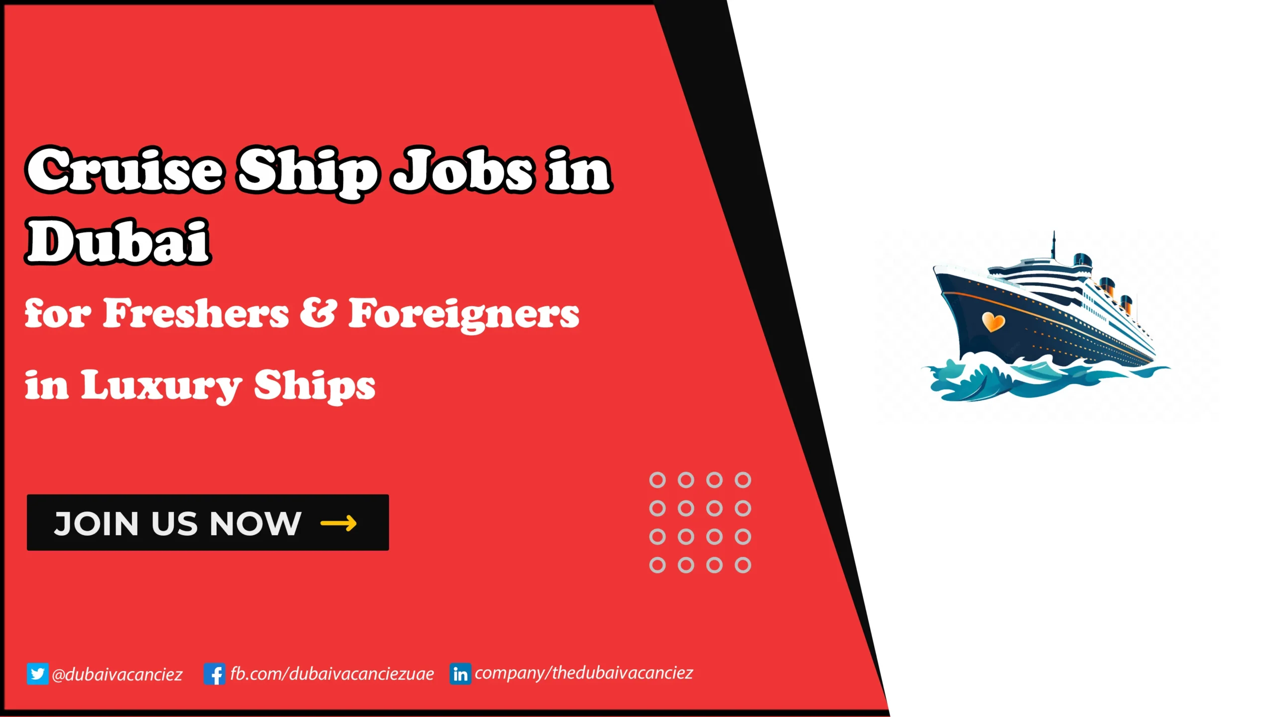 Cruise Ship Jobs in Dubai