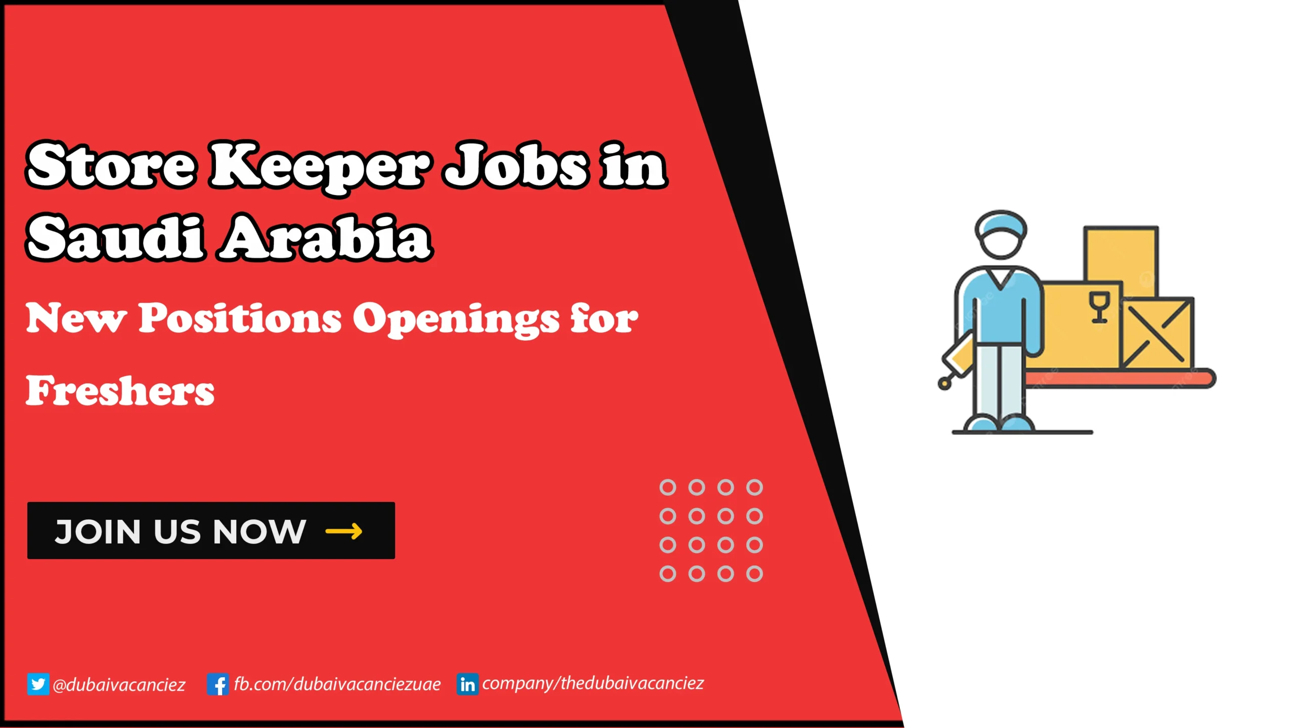 Store Keeper Jobs in Saudi Arabia